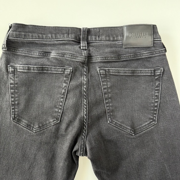Hollister Straight Advanced Stretch Black Jeans size W30 x L30 - Picture 4 of 6